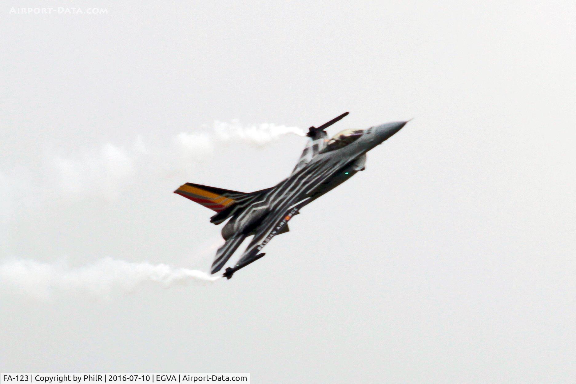 FA-123, SABCA F-16AM Fighting Falcon C/N 6H-123, FA-123 1990 GD F-16AM BelgAF RIAT