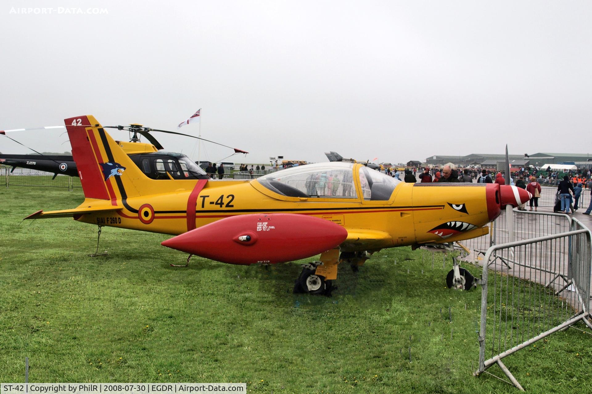 ST-42, 1992 SIAI-Marchetti SF-260D C/N 842, ST-42 1992 SF260M BelgAF RNAS Culdrose 