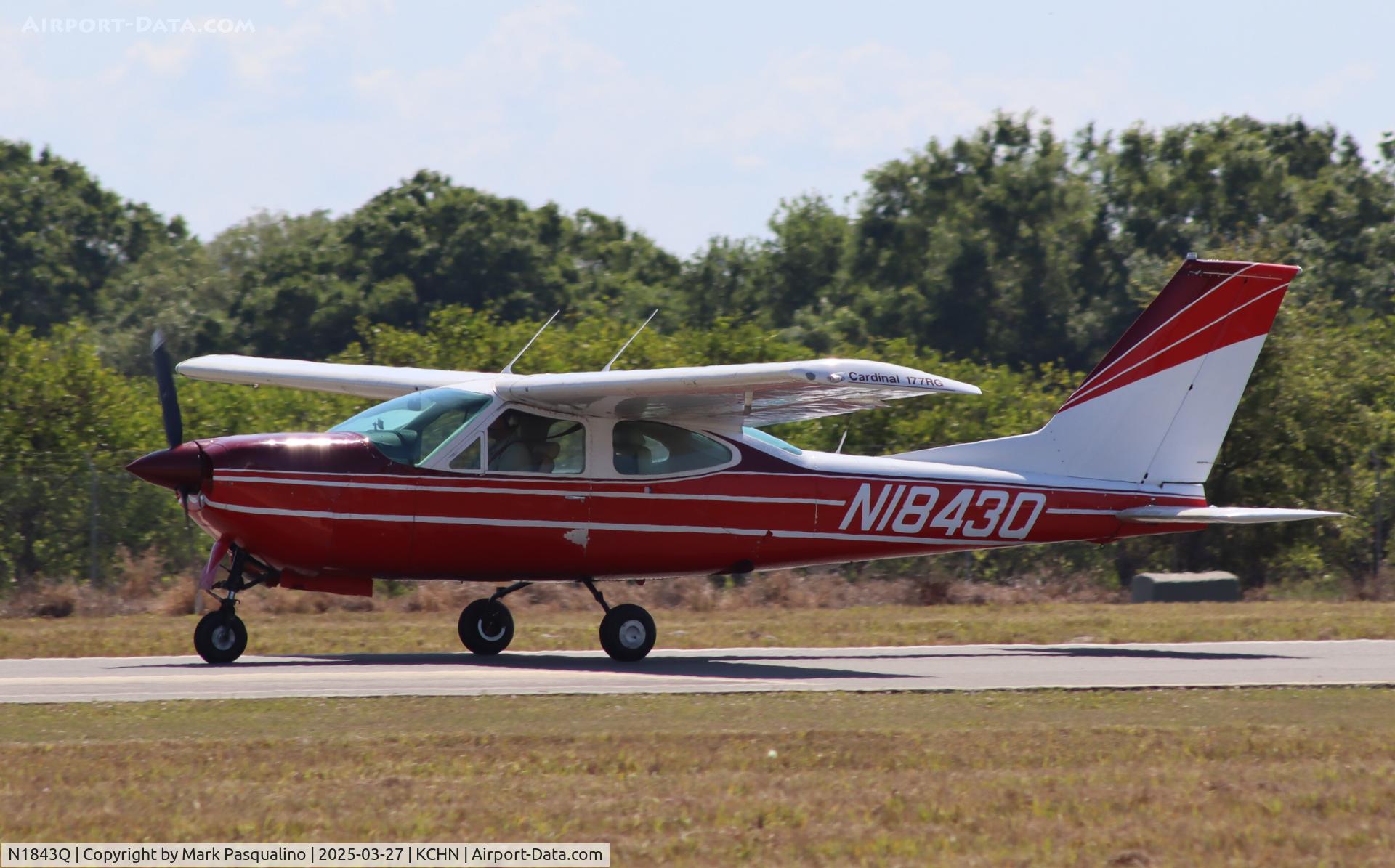 N1843Q, 1972 Cessna 177RG Cardinal C/N 177RG0243, Cessna 177RG