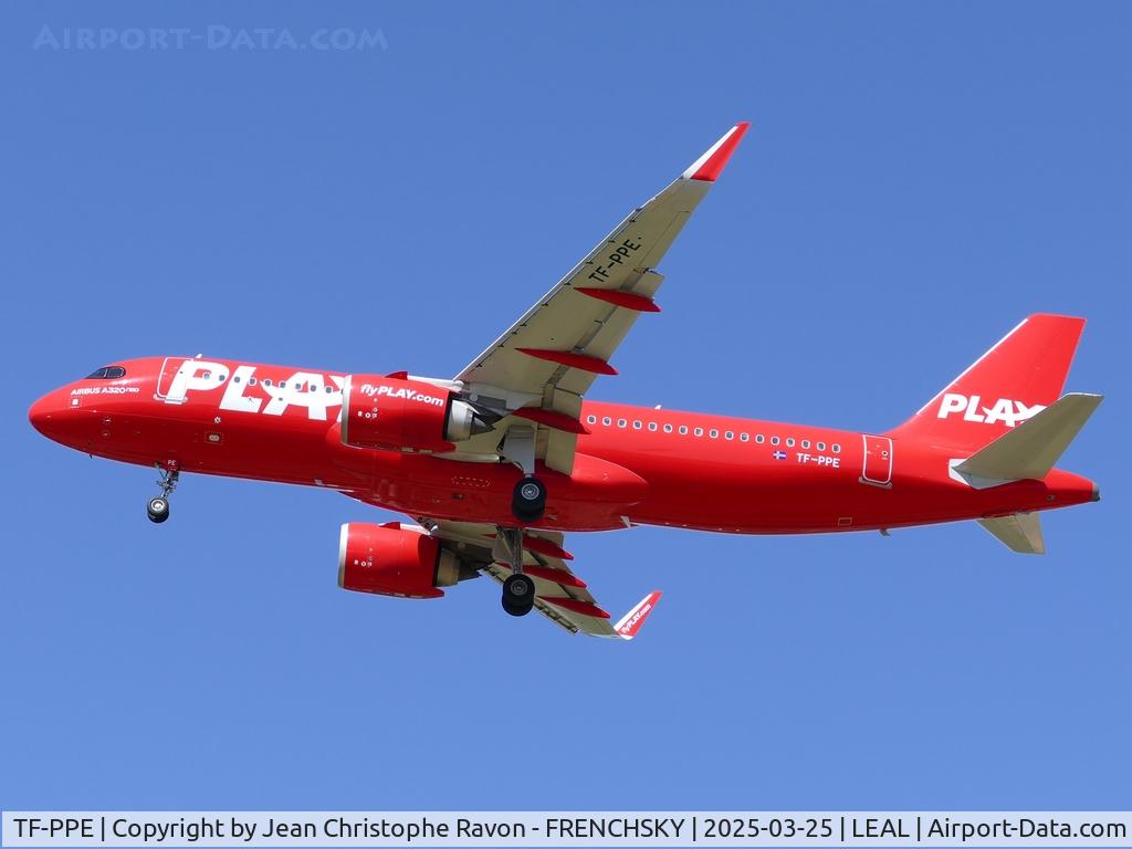 TF-PPE, 2022 Airbus A320-251 Neo C/N 11123, Reykjavik (KEF) Alicante (ALC) OG600