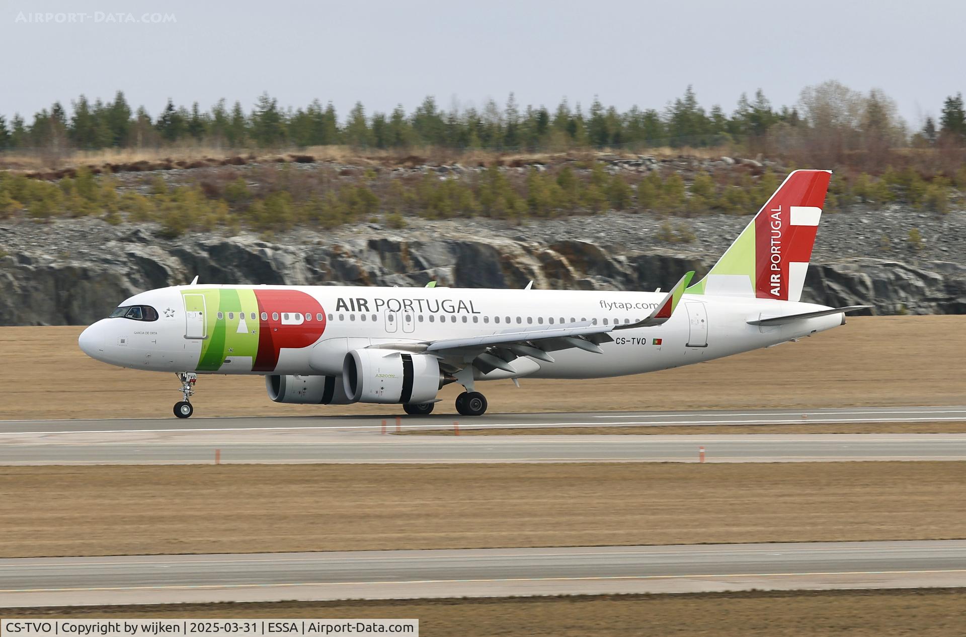 CS-TVO, 2024 Airbus A320-251N C/N 12211, Rwy 01R