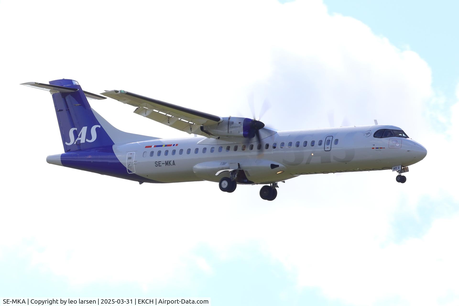 SE-MKA, 2015 ATR 72-212A C/N 1276, Copenhagen 31
.3.2025. 
