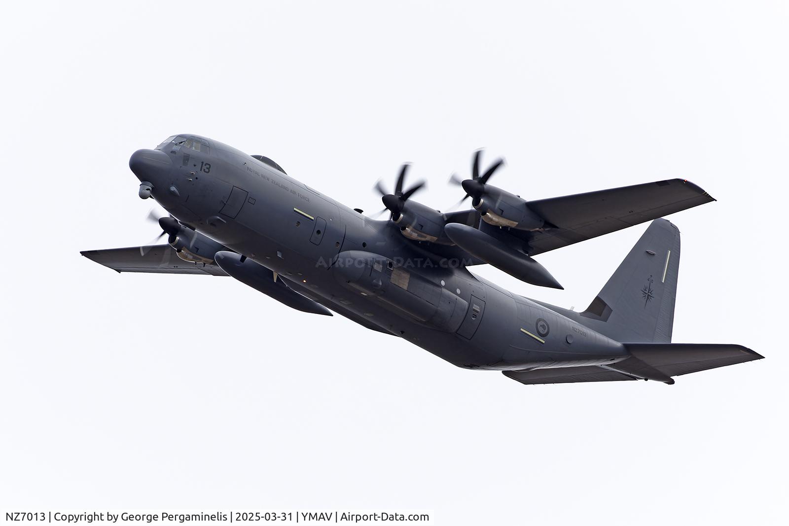 NZ7013, Lockheed Martin C-130J-30 C/N 389-5988, Departures Monday, Australian International Airshow 2025.