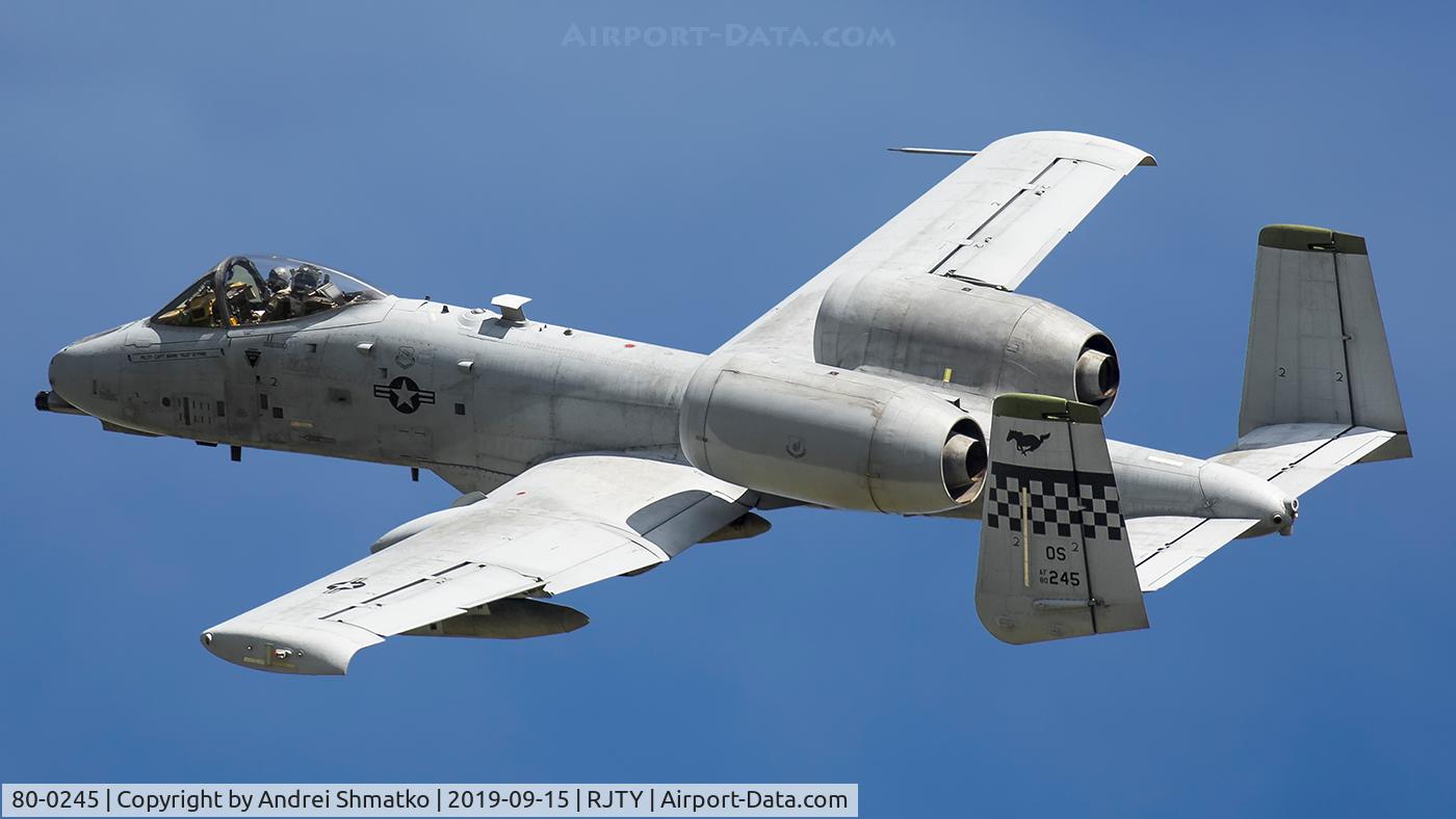80-0245, 1979 Fairchild Republic A-10C Thunderbolt II C/N A10-0595, Yokota Friendship Festival.