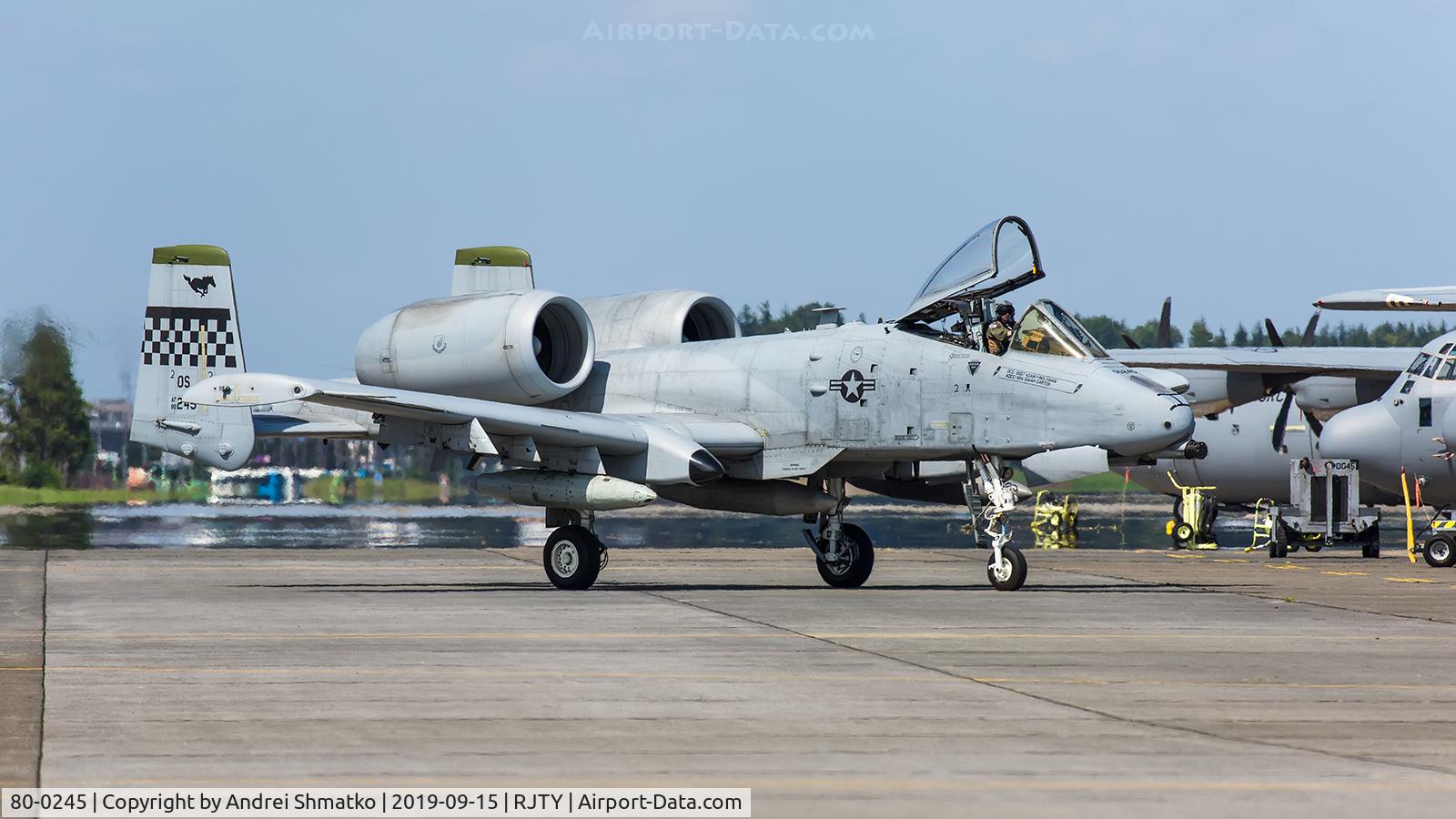 80-0245, 1979 Fairchild Republic A-10C Thunderbolt II C/N A10-0595, Yokota Friendship Festival.
