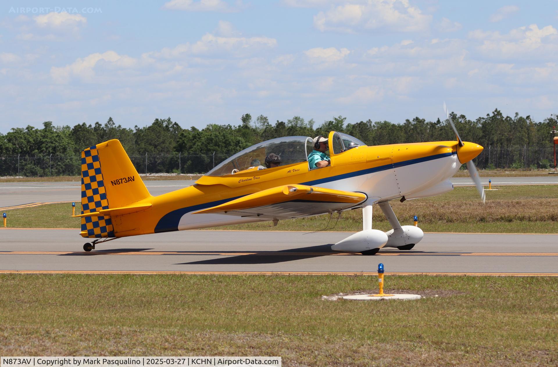 N873AV, 2007 Van's RV-8 C/N 81491, Vans RV-8