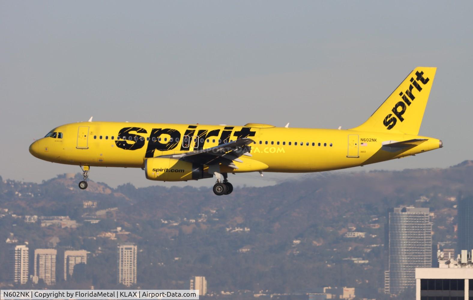 N602NK, 2010 Airbus A320-232 C/N 4264, NKS A320 zx sea-lax