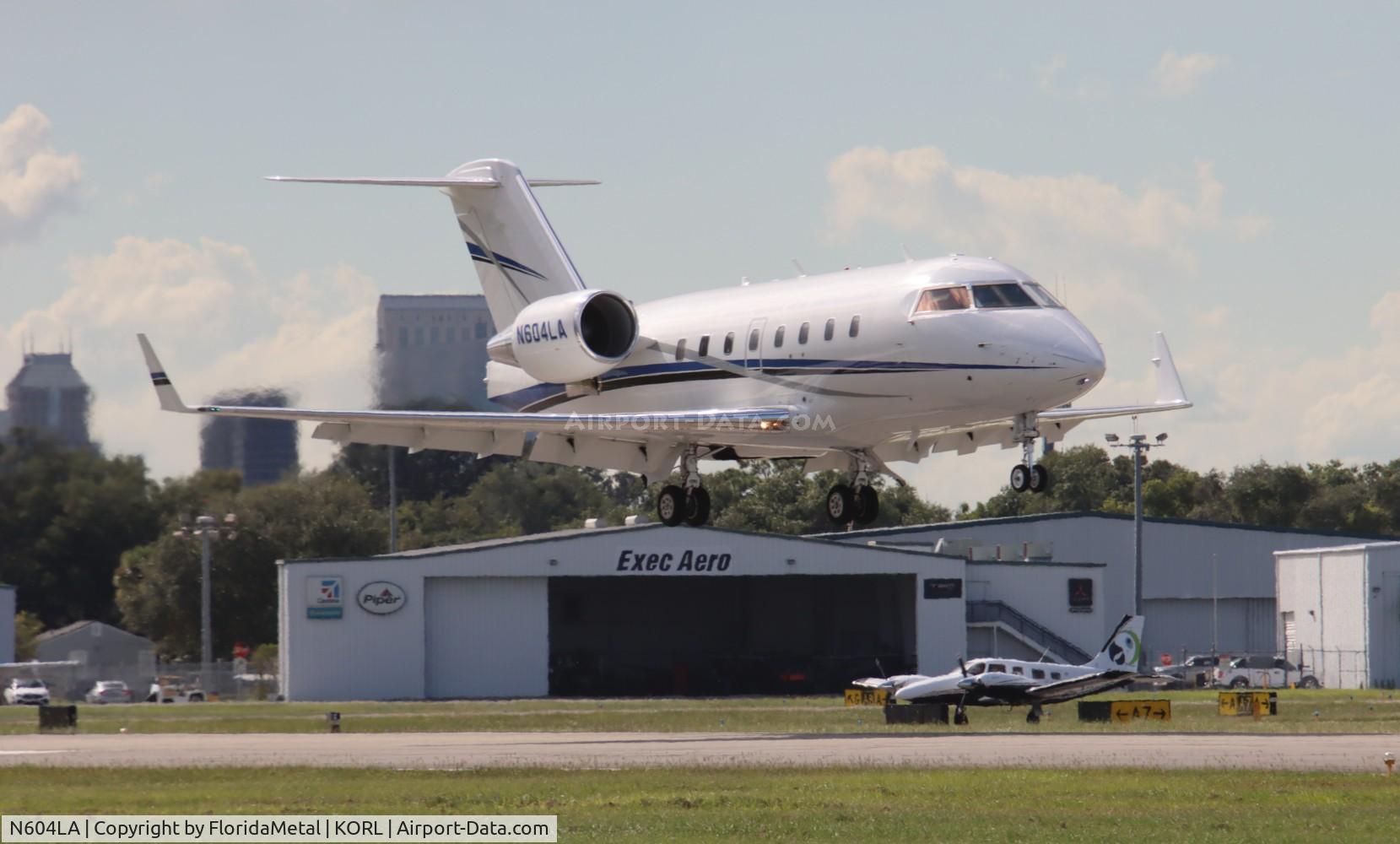 N604LA, 1999 Bombardier Challenger 604 (CL-600-2B16) C/N 5436, Challenger 604 zx lit-orl