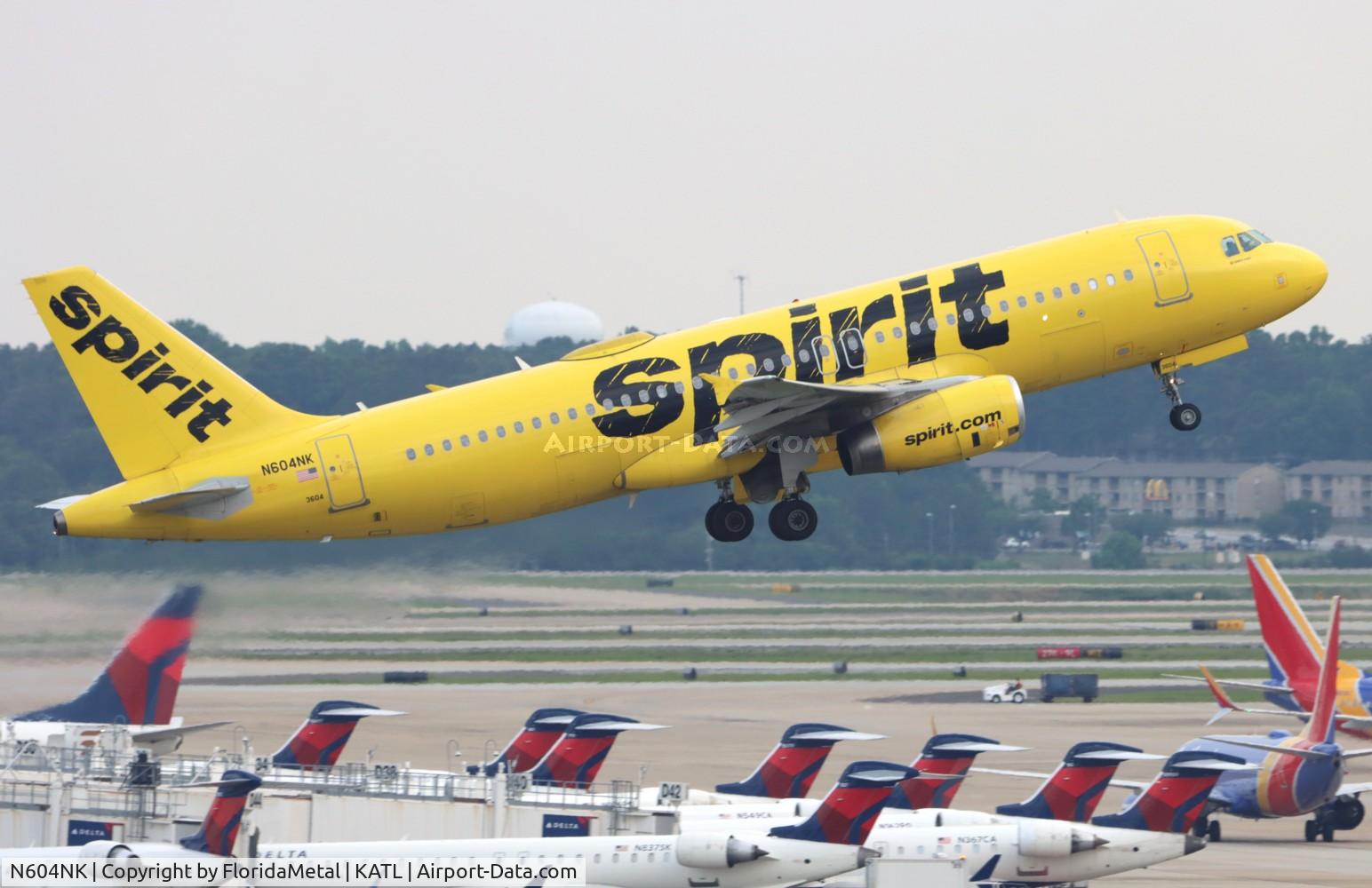 N604NK, 2010 Airbus A320-232 C/N 4431, NKS A320 zx katl-kord