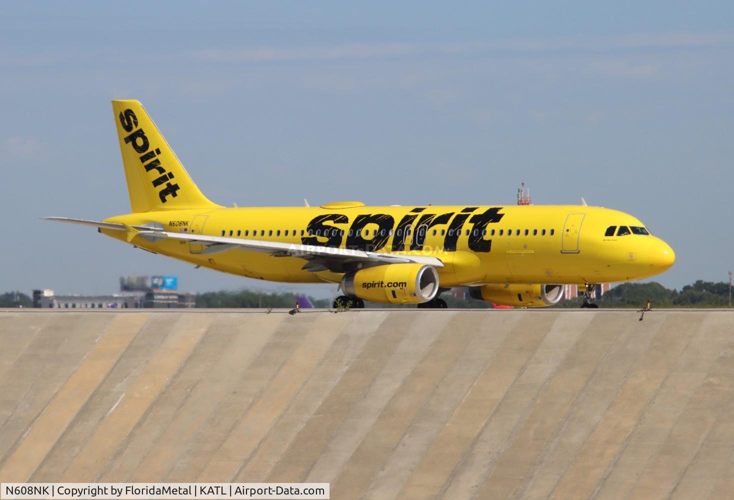 N608NK, 2011 Airbus A320-232 C/N 4902, NKS A320 zx atl-lax