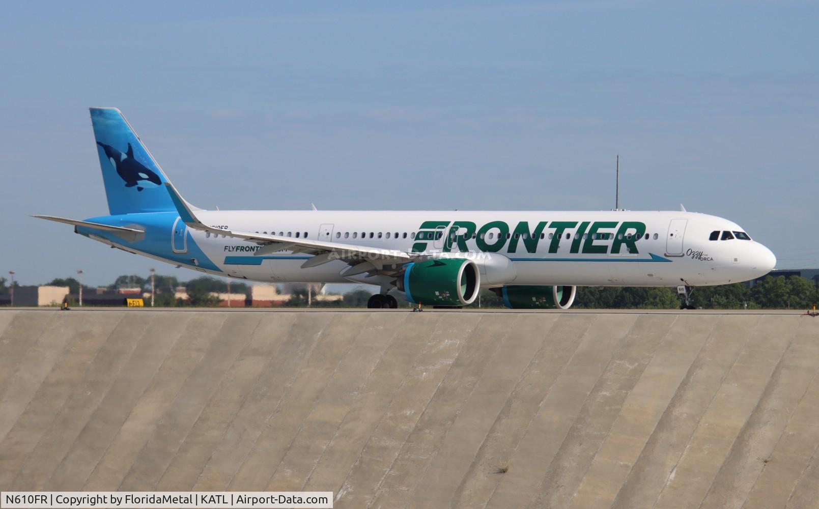 N610FR, 2023 Airbus A321-271NX C/N 11180, FFT A321N Ozzy zx atl-buf