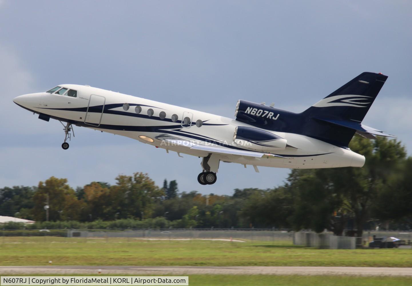 N607RJ, 1990 Dassault-Breguet Falcon 50 C/N 206, Falcon 50 zx orl-uxl