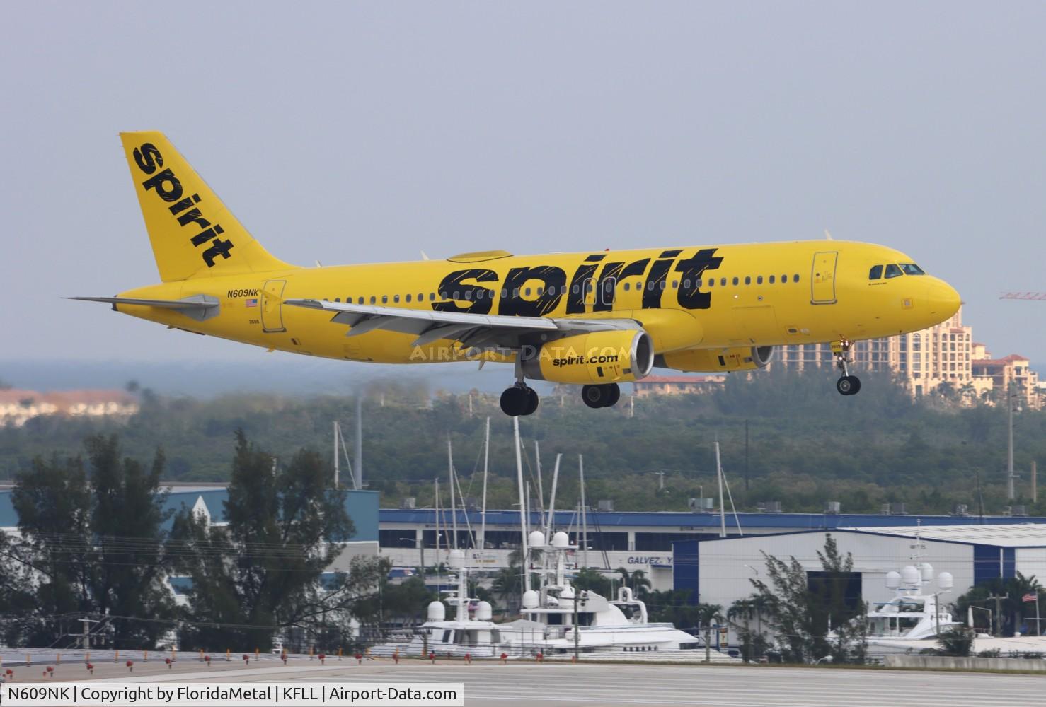 N609NK, 2011 Airbus A320-232 C/N 4951, NKS A320 zx puj, mdpc-fll