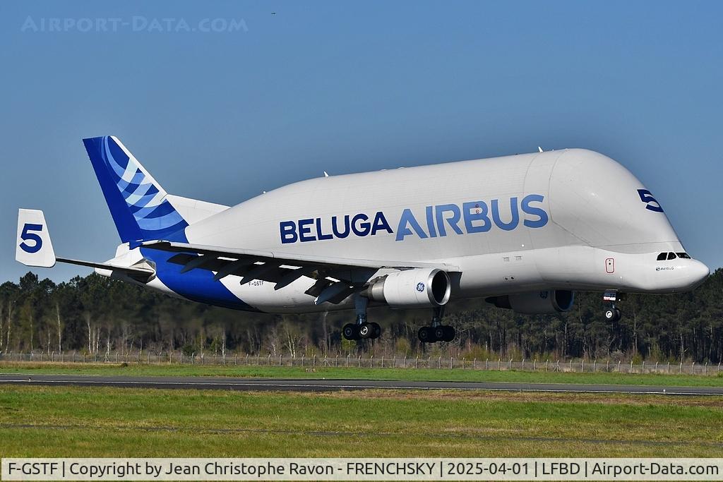 F-GSTF, 2000 Airbus A300B4-608ST Super Transporter C/N 796, Bordeaux (BOD)	Bordeaux (BOD)	4Y999