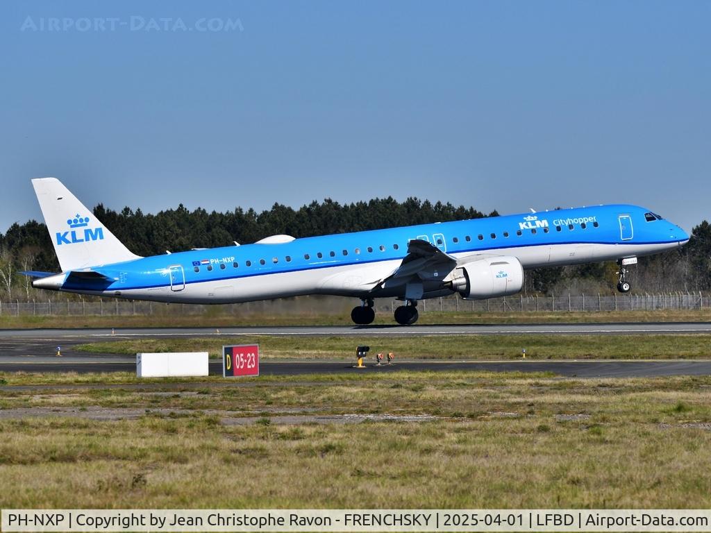 PH-NXP, 2023 Embraer E195-E2 (ERJ 190-400 STD) C/N 19020093, Amsterdam (AMS)	Bordeaux (BOD)	KL1441