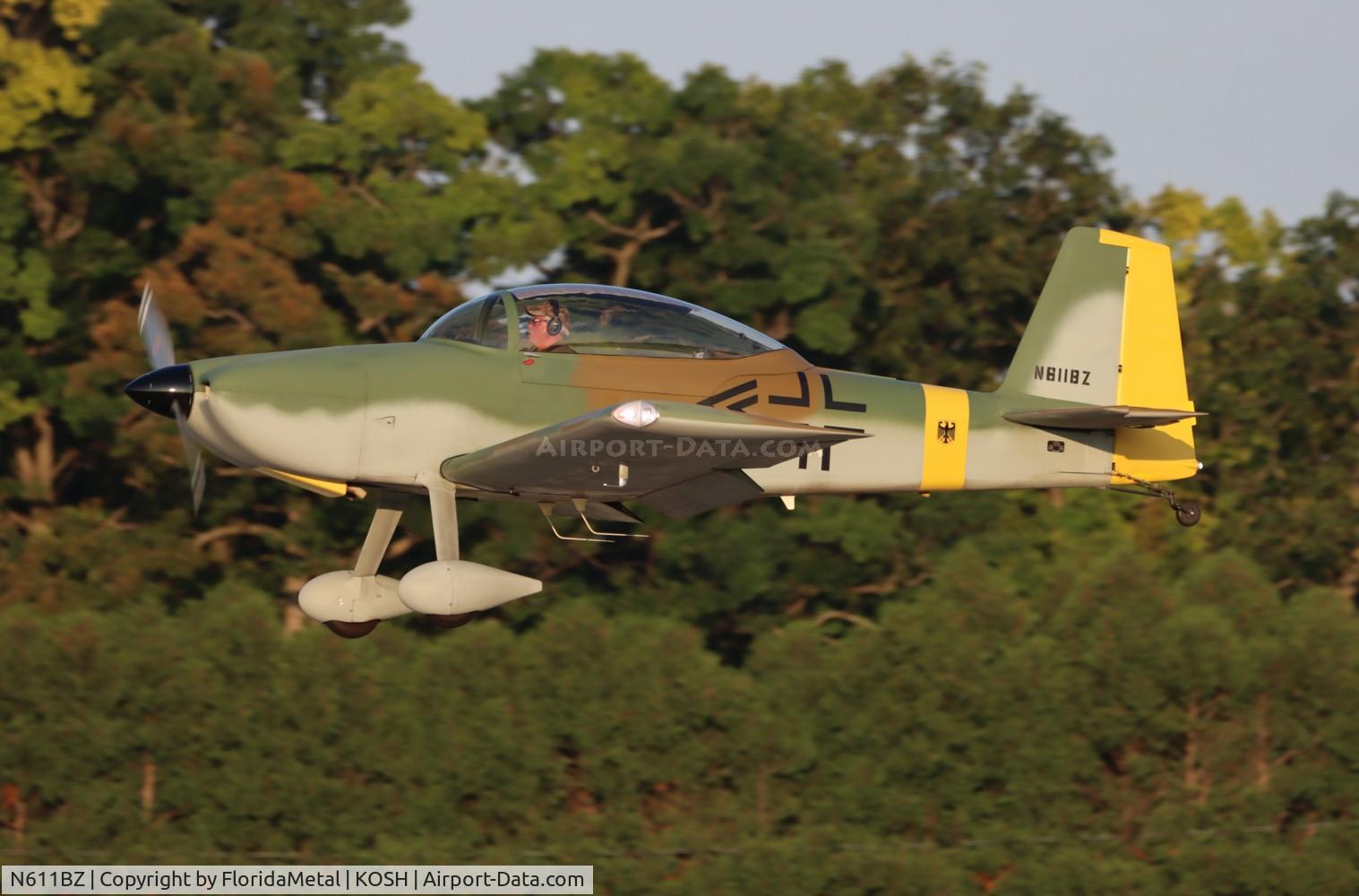 N611BZ, 2020 Van's RV-8 C/N 82984, RV-8 zx