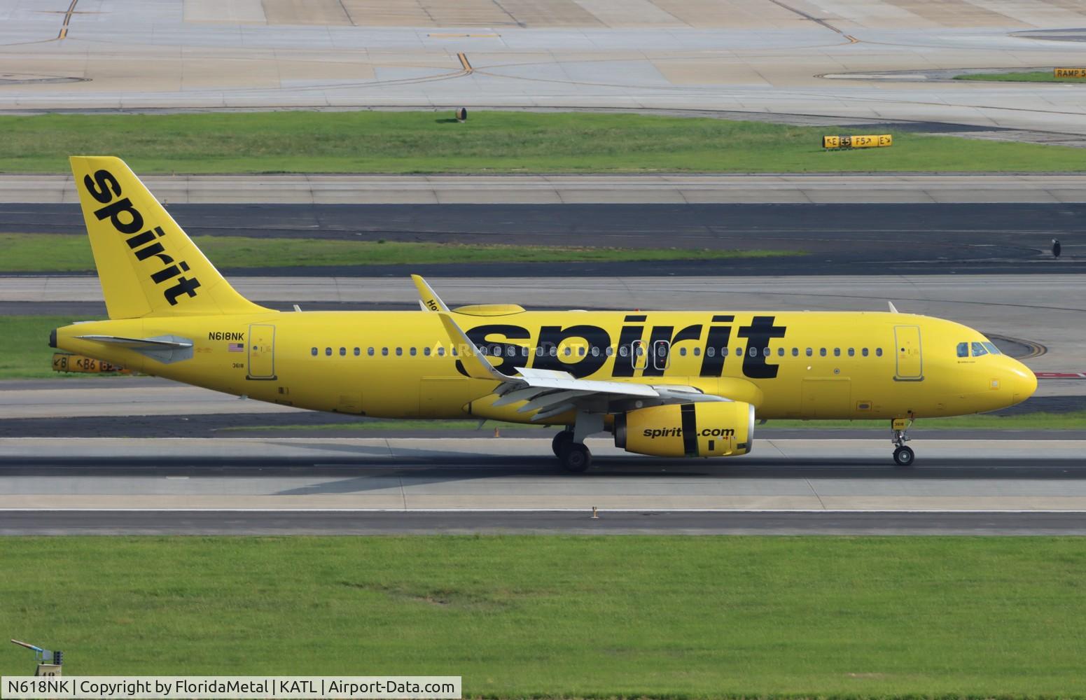 N618NK, 2012 Airbus A320-232 C/N 5458, NKS A320 zx ewr-atl