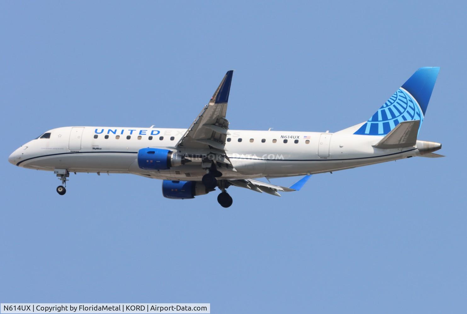N614UX, 2019 Embraer 175LR (ERJ-170-200LR) C/N 17000815, SKW/UE E175 nc zx bna-ord