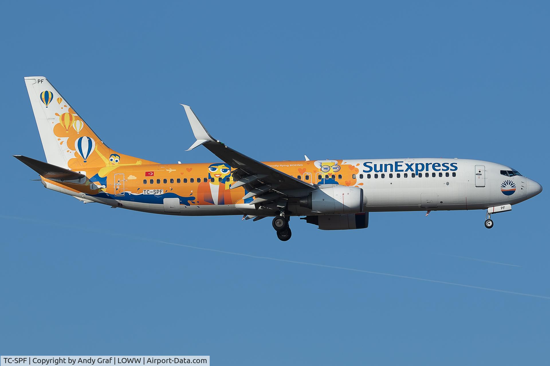 TC-SPF, 2011 Boeing 737-8K5 C/N 39093, Sun Express B737-800