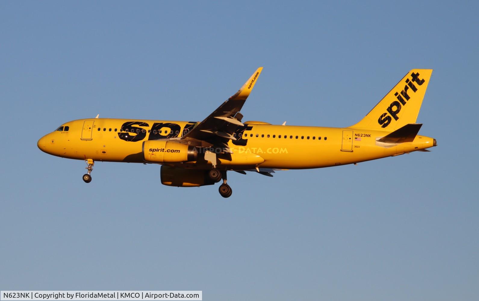 N623NK, 2013 Airbus A320-232 C/N 5861, NKS A320 zx iah-mco