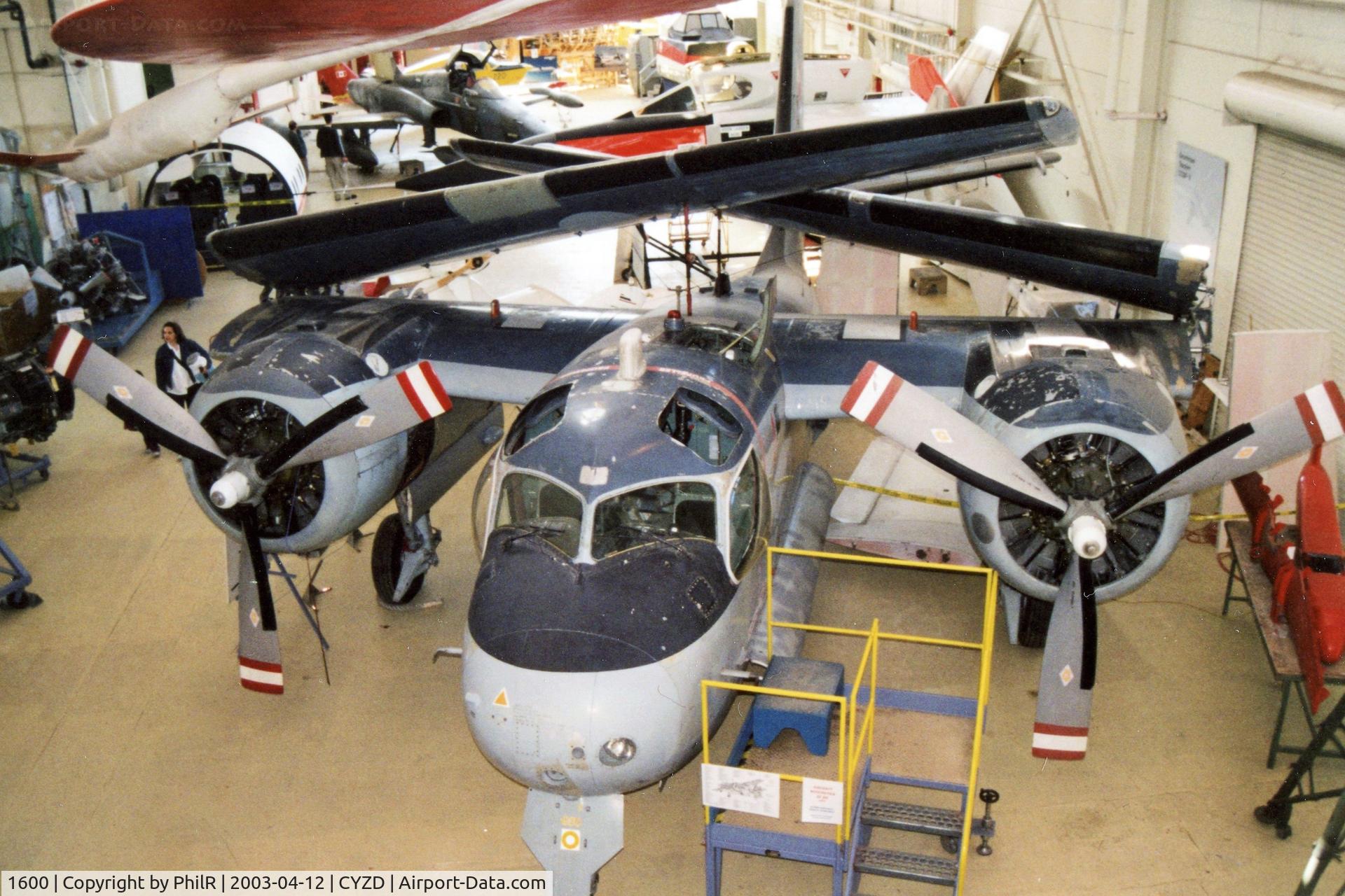 1600, De Havilland Canada CS2F-2 Tracker C/N DHC99, 1600 DHC CS-2F2 Tracker RCN Toronto Aerospace Museum Downsview 12.04.03