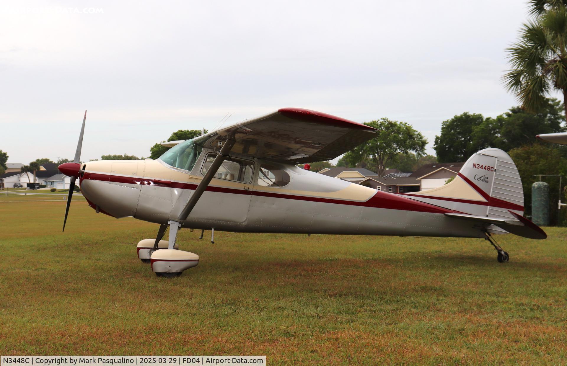 N3448C, 1954 Cessna 170B C/N 26491, Cessna 170B