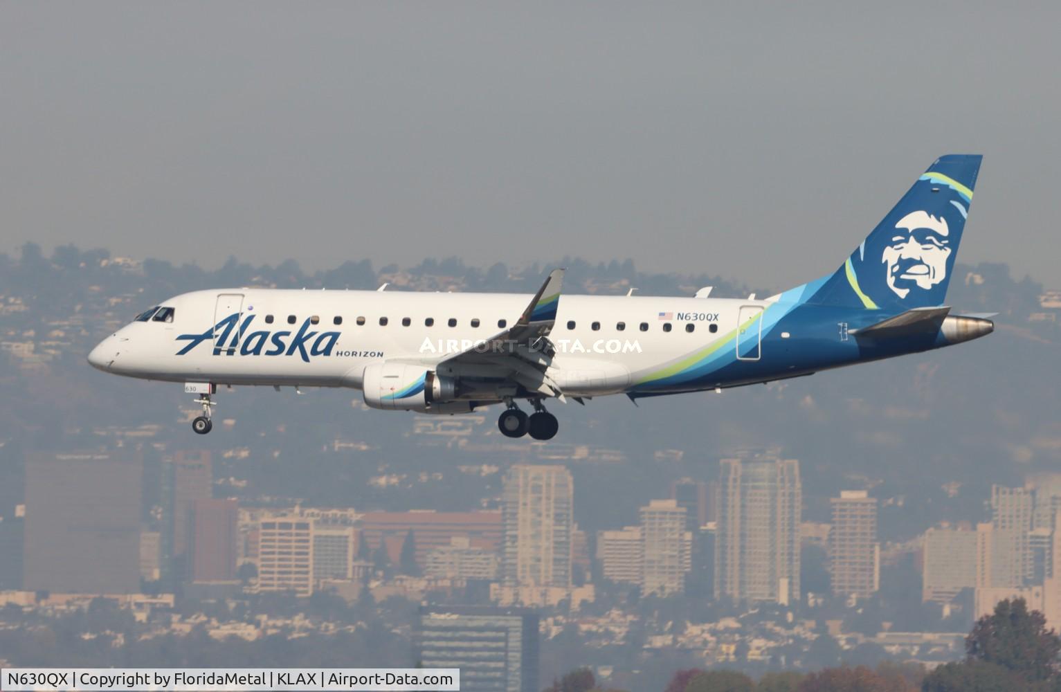N630QX, 2017 Embraer 175LR (ERJ-170-200LR) C/N 17000684, QXE/ASA E175 zx pae-lax