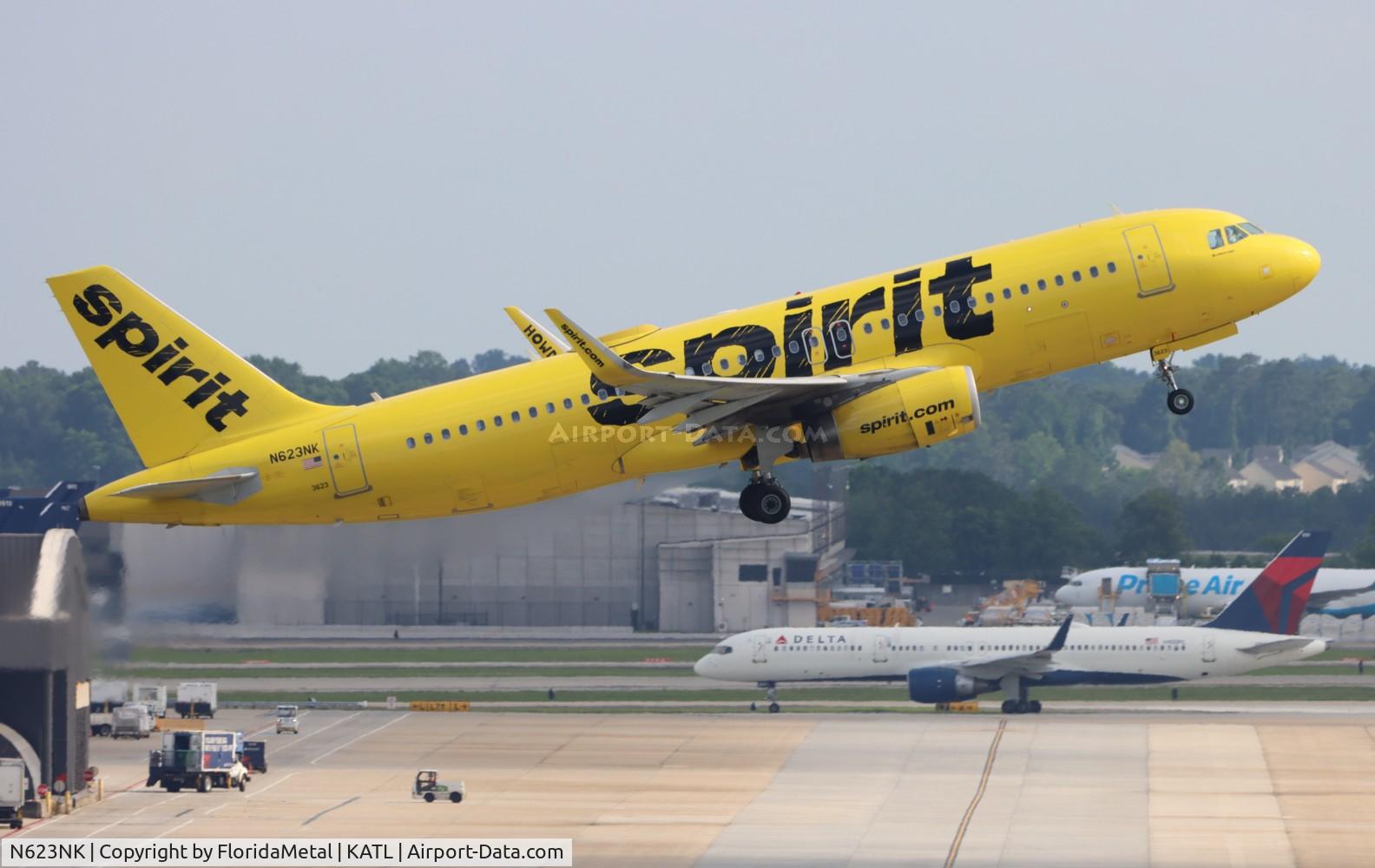 N623NK, 2013 Airbus A320-232 C/N 5861, NKS A320 zx atl-dtw