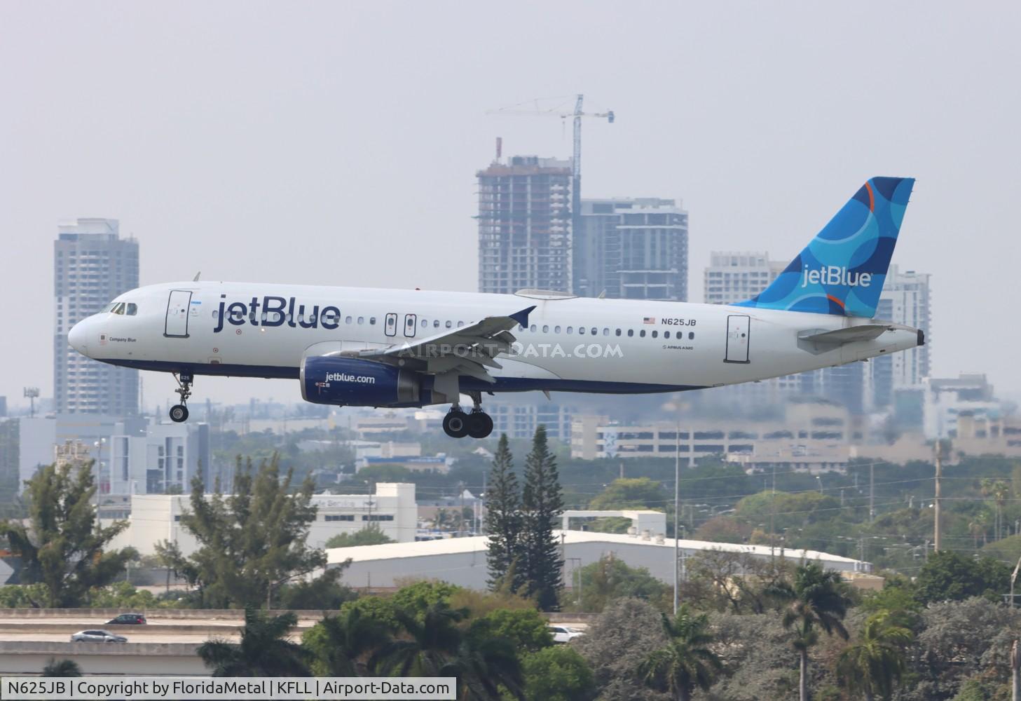 N625JB, 2005 Airbus A320-232 C/N 2535, JBU A320 zx ewr-fll