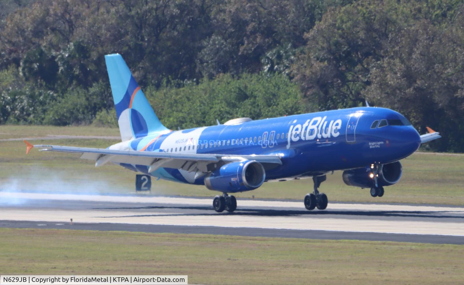 N629JB, 2005 Airbus A320-232 C/N 2580, JBU A320 nc zx ewr-tpa