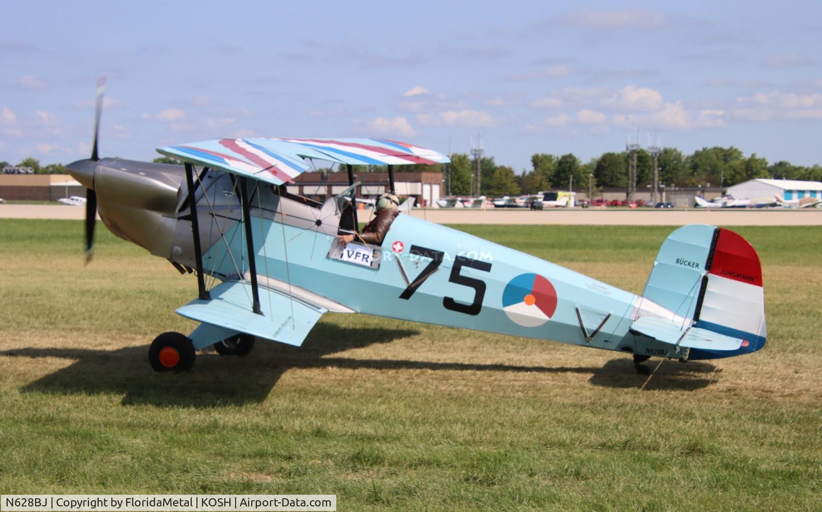 N628BJ, 1963 CASA 1-131 Jungmann C/N E3B-628, Bucker Jungmann zx