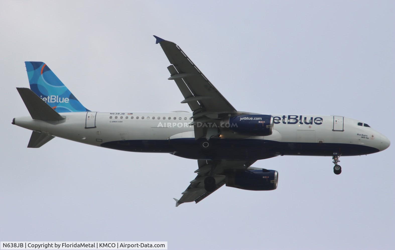 N638JB, 2006 Airbus A320-232 C/N 2802, JBU A320 zx mbj, mjks-mco
