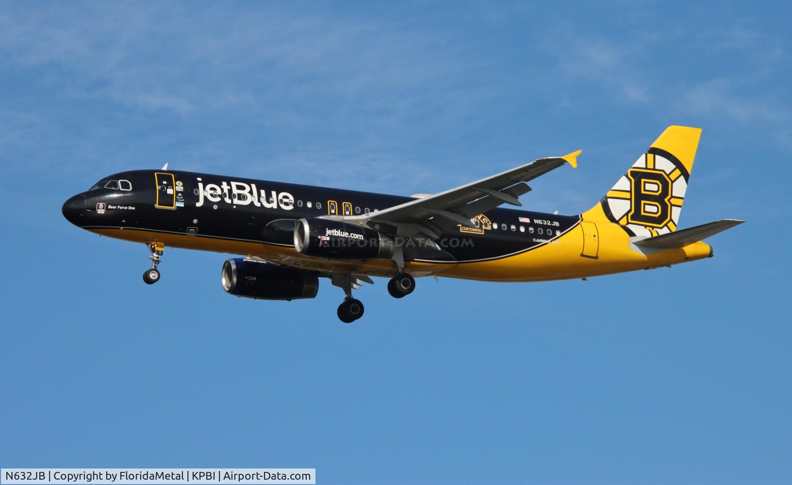N632JB, 2006 Airbus A320-232 C/N 2647, JBU A320 Bruins zx pvd-pbi