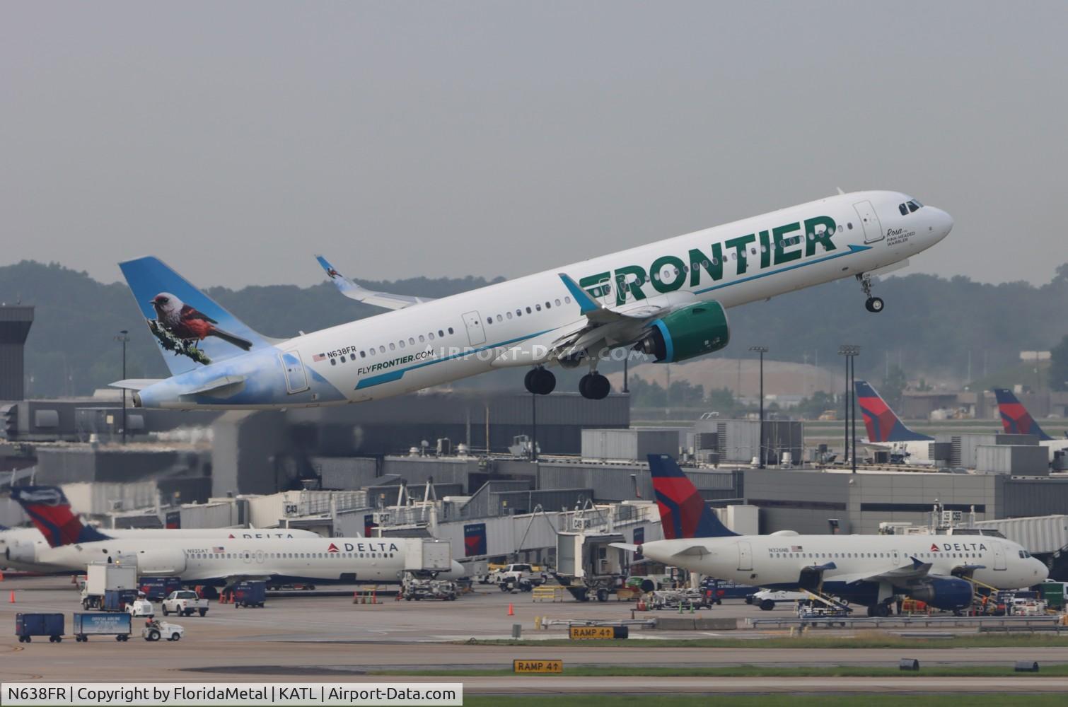 N638FR, 2024 Airbus A321-271NX C/N 11749, FFT A321N  Rosa zx atl-dtw
