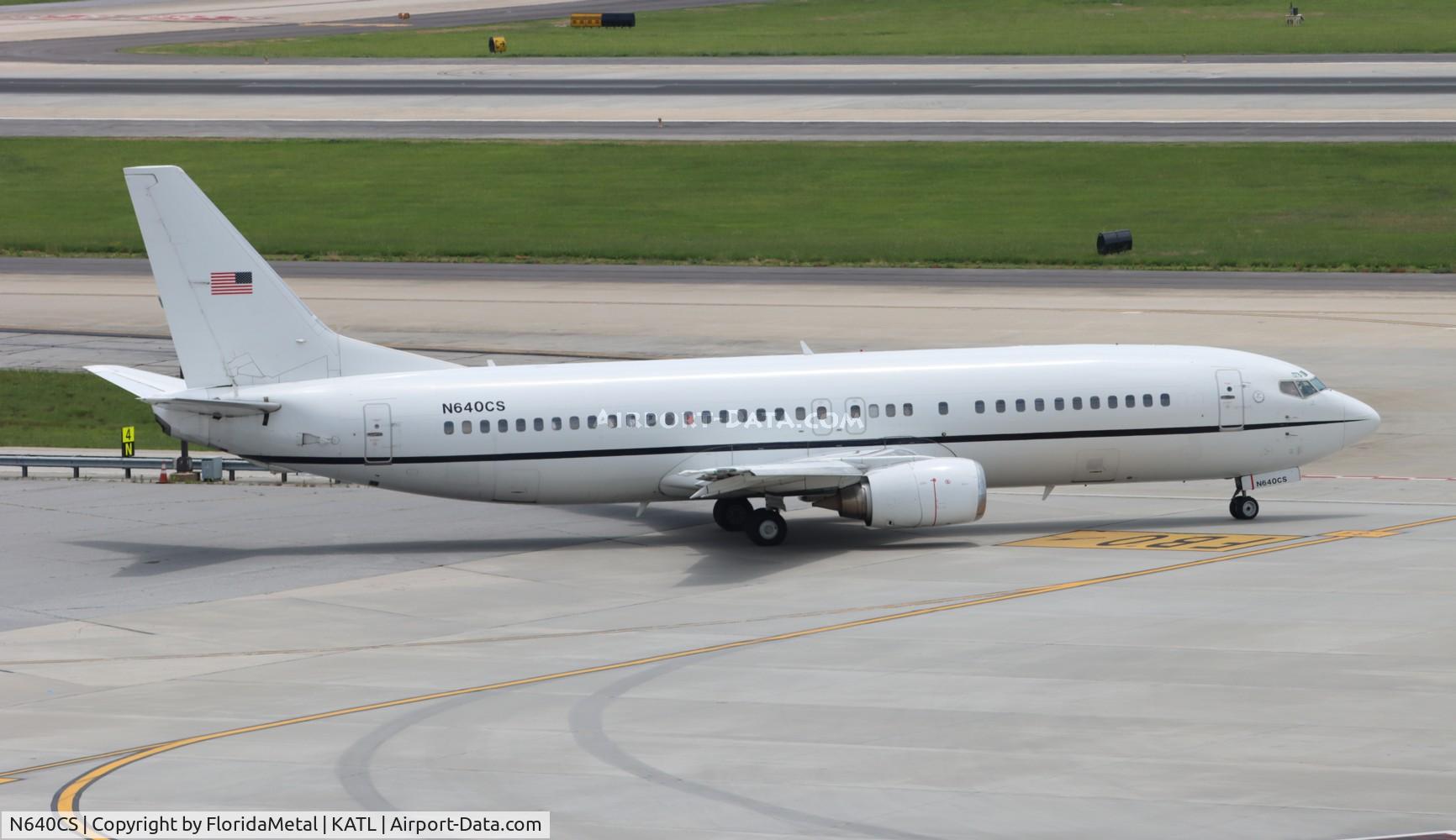 N640CS, 1993 Boeing 737-4Y0 C/N 26078, US Dept of Justice 734 zx 