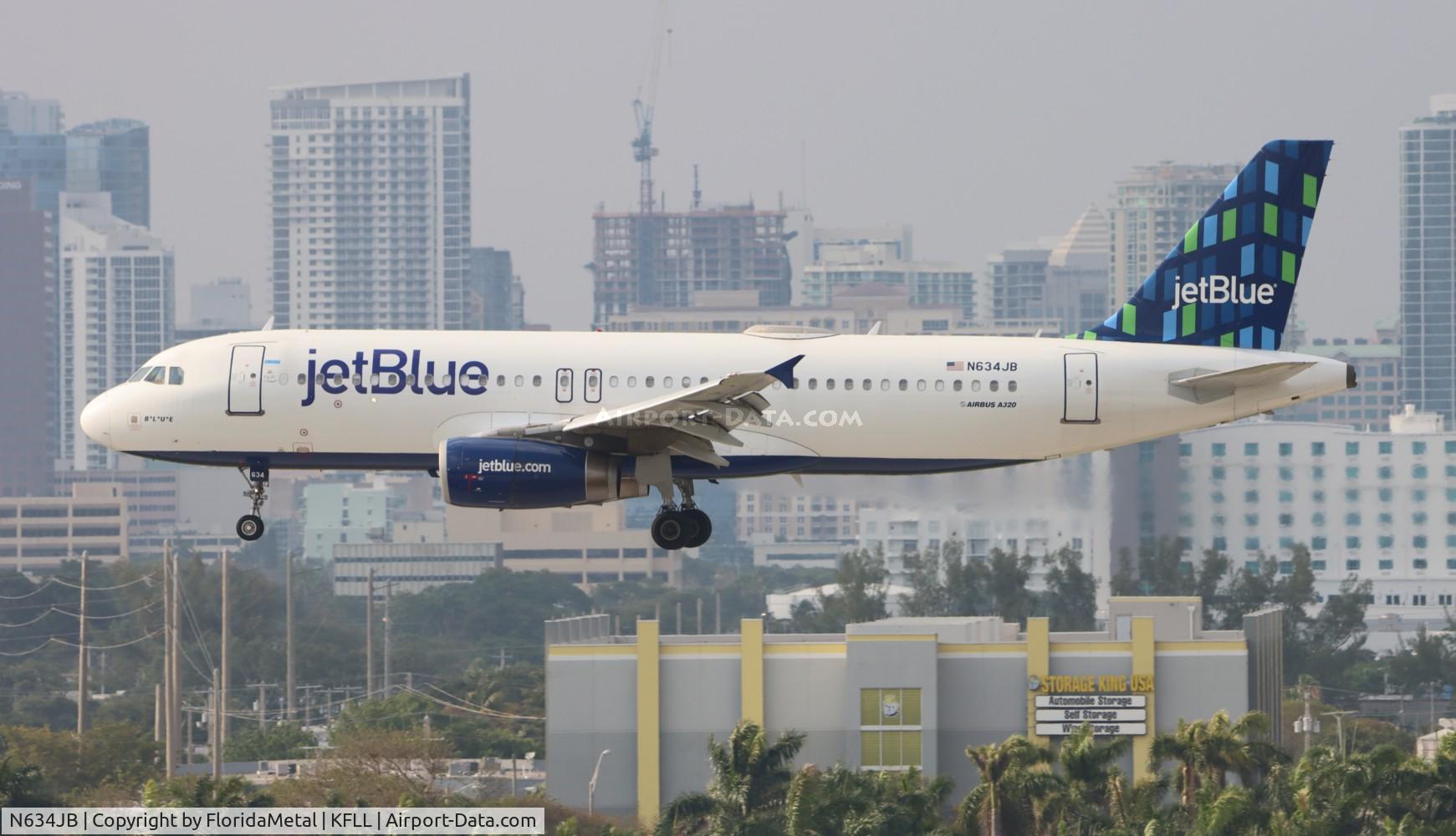 N634JB, 2006 Airbus A320-232 C/N 2710, JBU A320 zx lga-fll