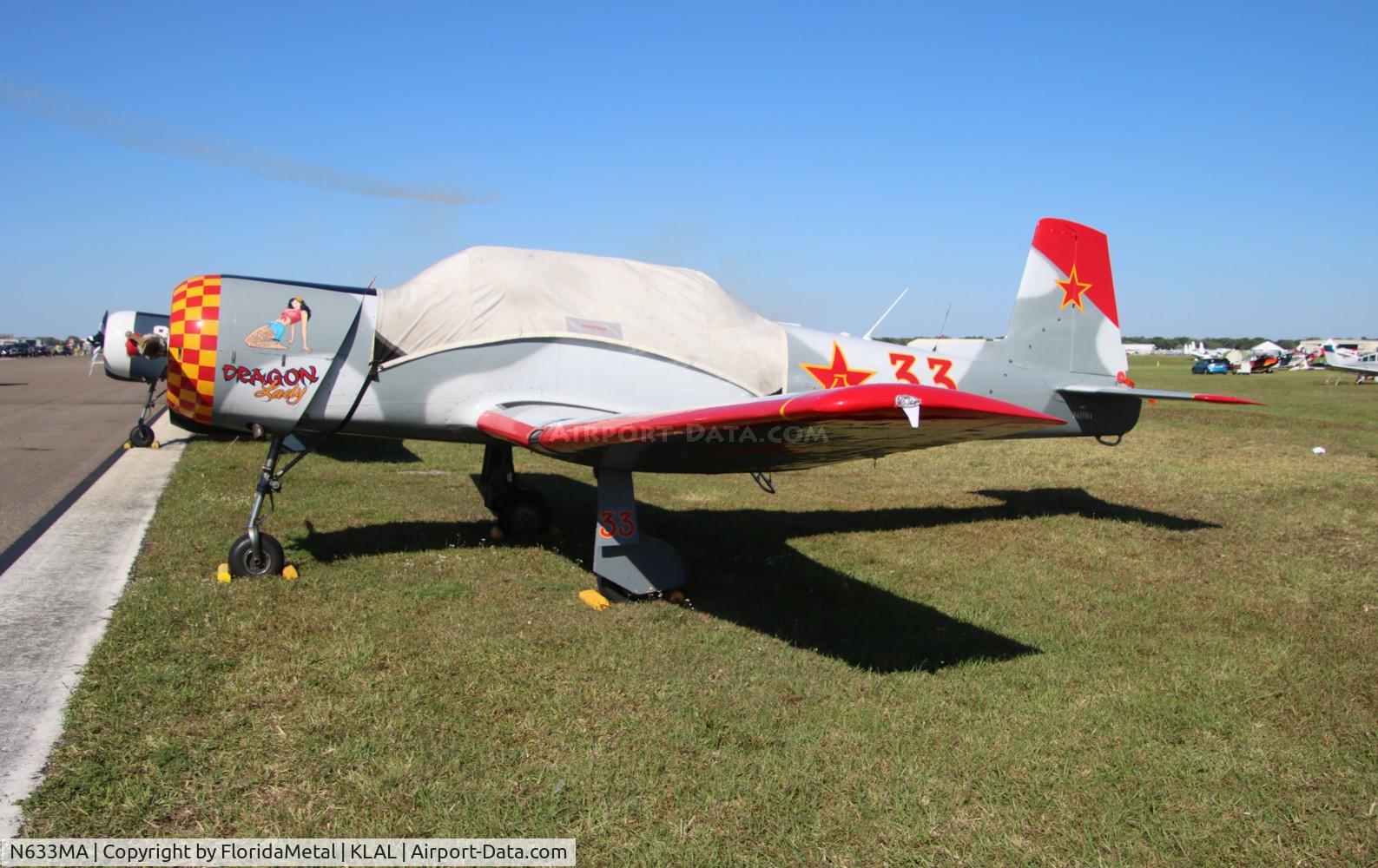 N633MA, 1985 Nanchang CJ-6A C/N 4332005, CJ-6 zx