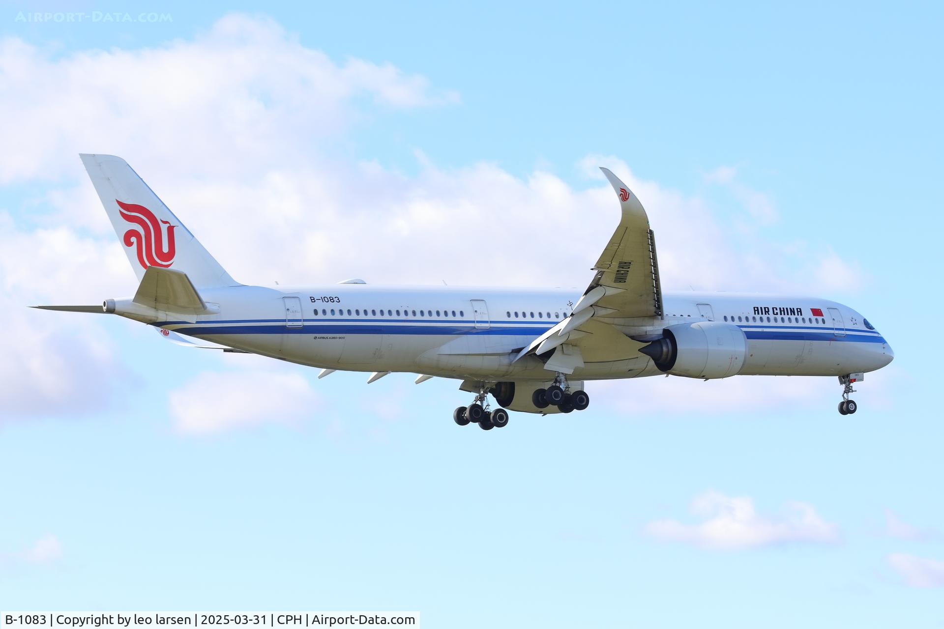 B-1083, 2018 Airbus A350-941 C/N 217, Copenhagen 31.3.2025