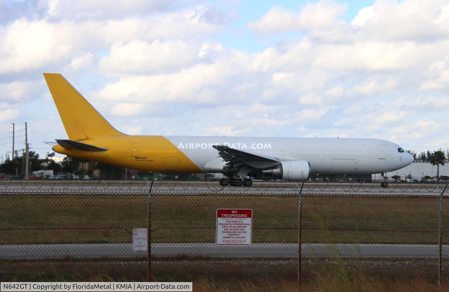 N642GT, 1993 Boeing 767-3y0/ER C/N 26207, GTI/DHL 767-300F zx mia-scl, scel