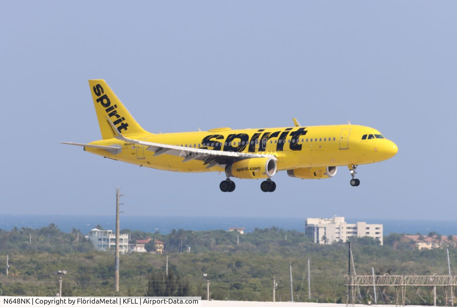 N648NK, 2017 Airbus A320-232 C/N 7656, NKS A320 zx bwi-fll
