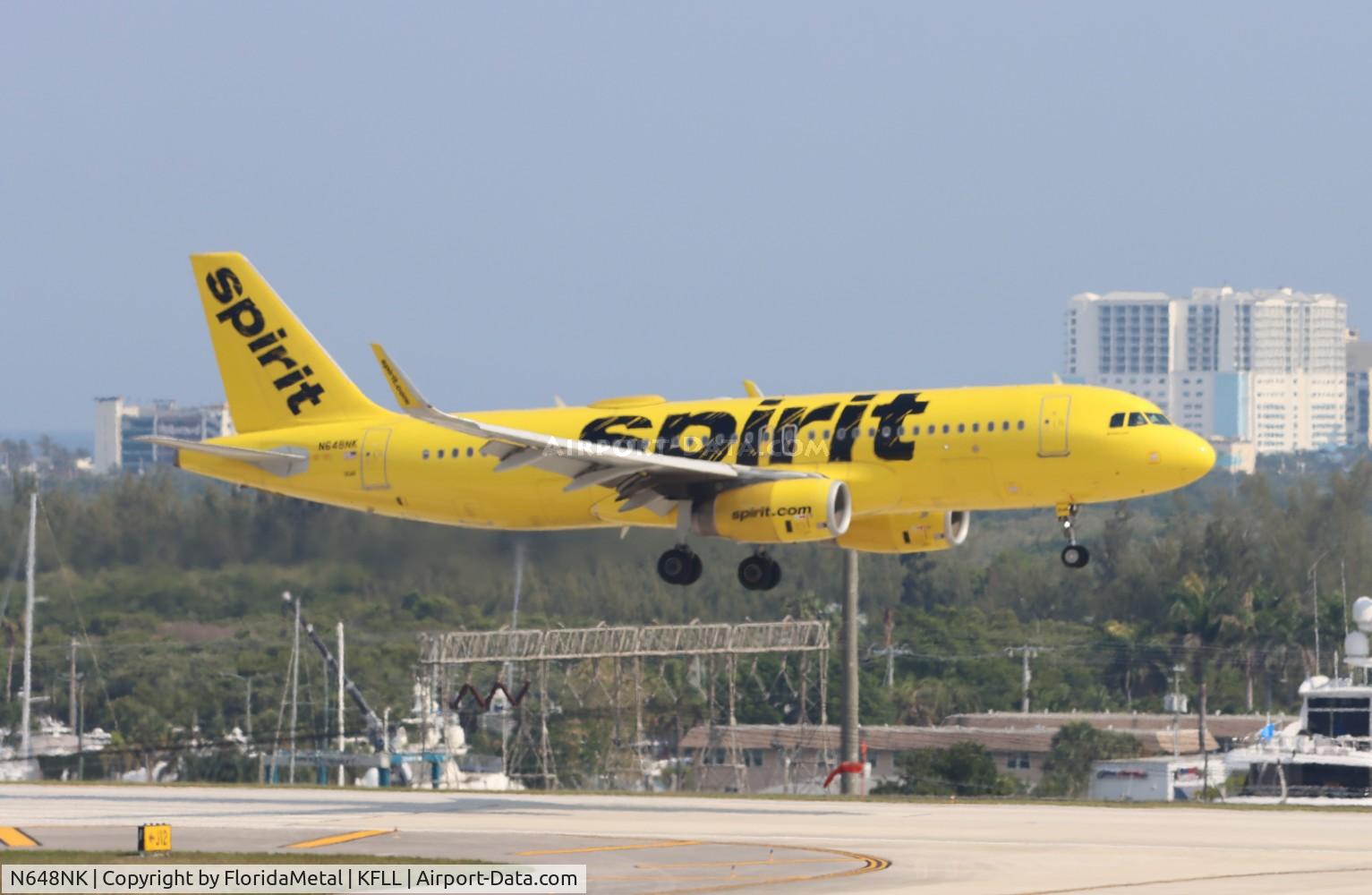 N648NK, 2017 Airbus A320-232 C/N 7656, NKS A320 zx bwi-fll