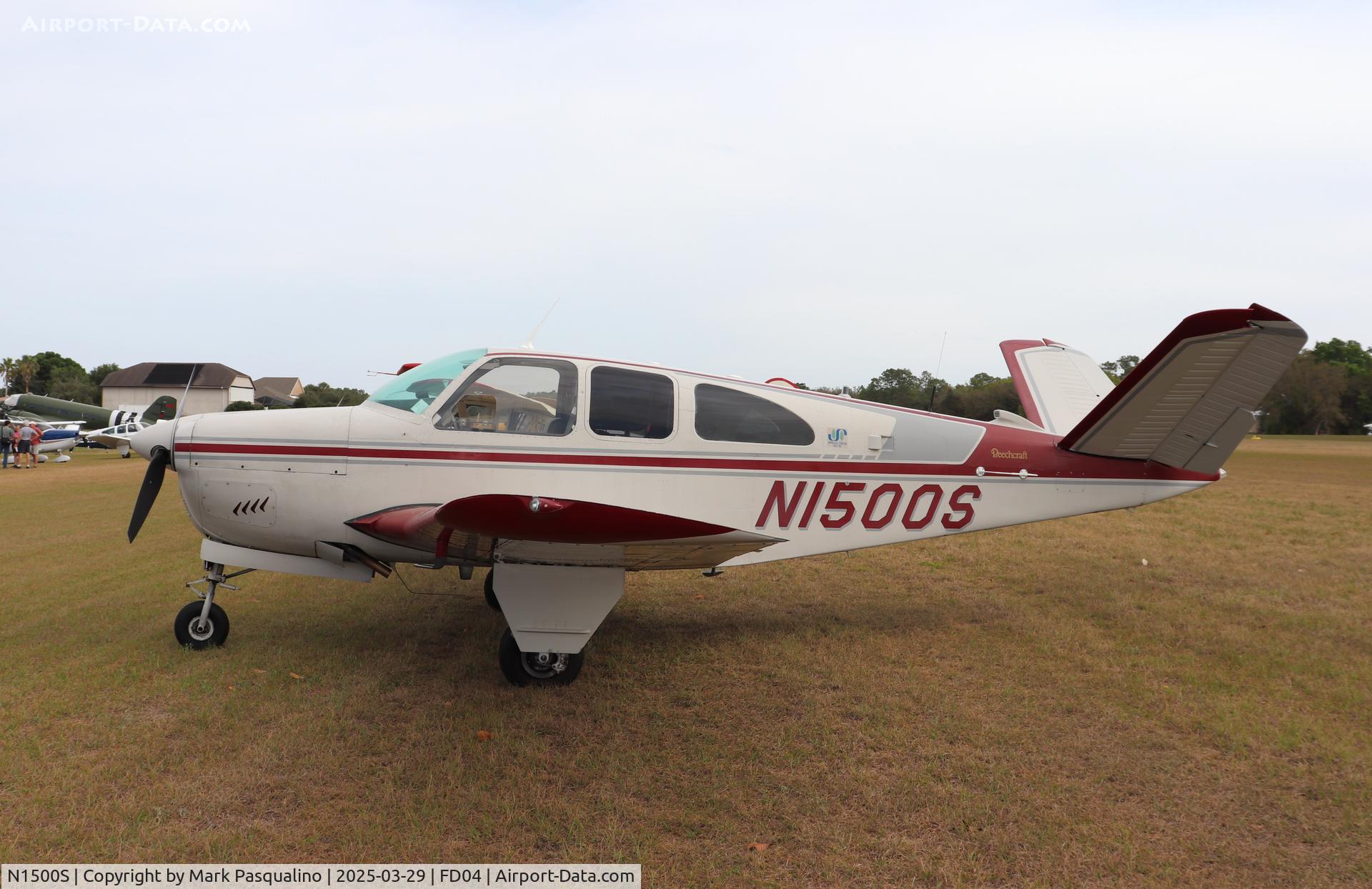N1500S, 1961 Beech P35 Bonanza C/N D-6897, Beech P35