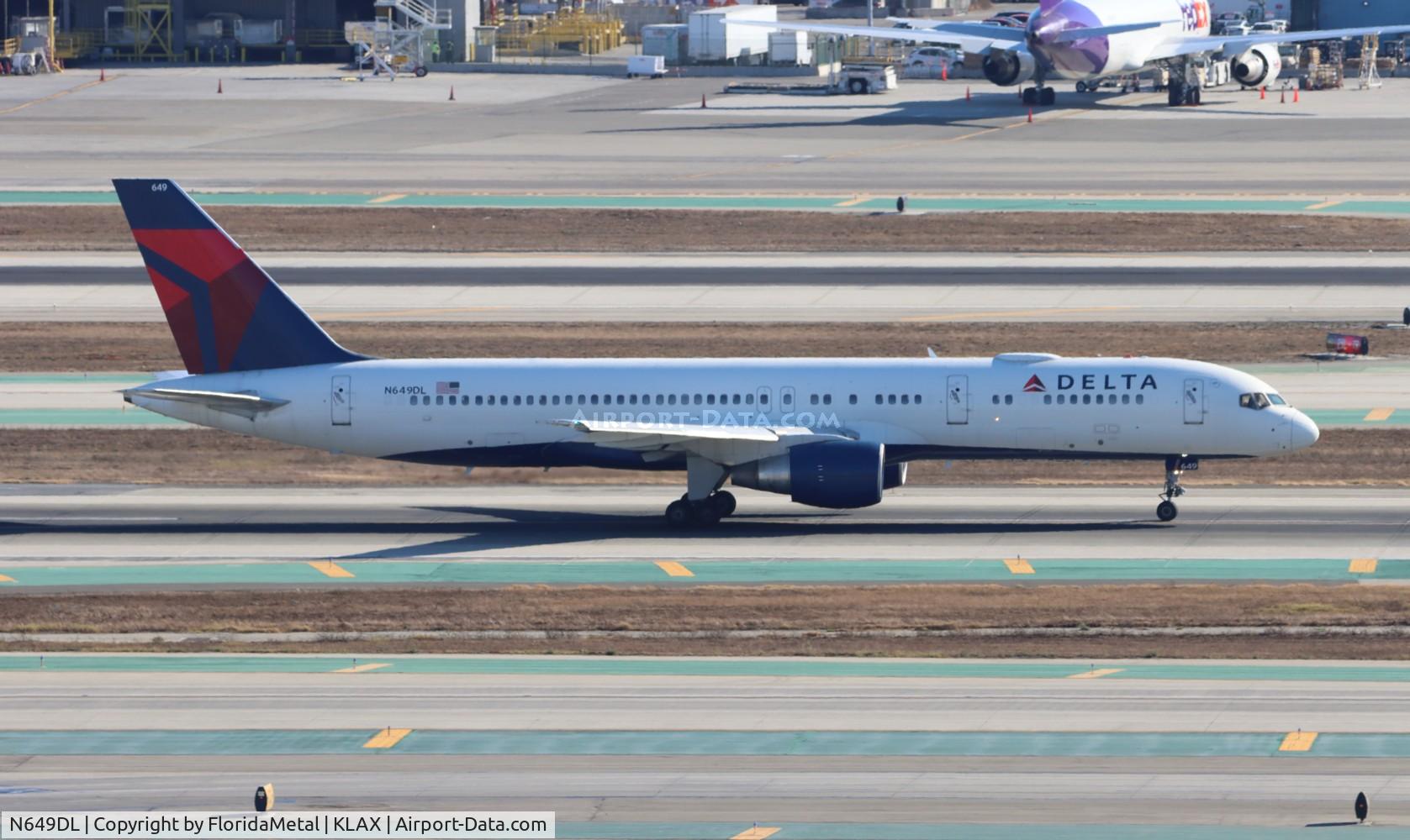 N649DL, 1989 Boeing 757-232 C/N 24389, DAL 752 zx lax-smf