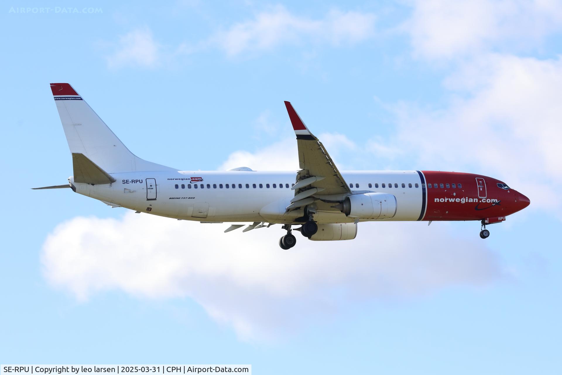 SE-RPU, 2015 Boeing 737-8JP C/N 42078, Copenhagen 31.3.2025