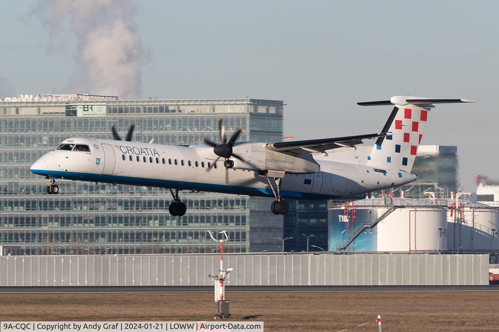 9A-CQC, 2009 De Havilland Canada DHC-8-402Q Dash 8 C/N 4258, Croatia Airways DHC8-400