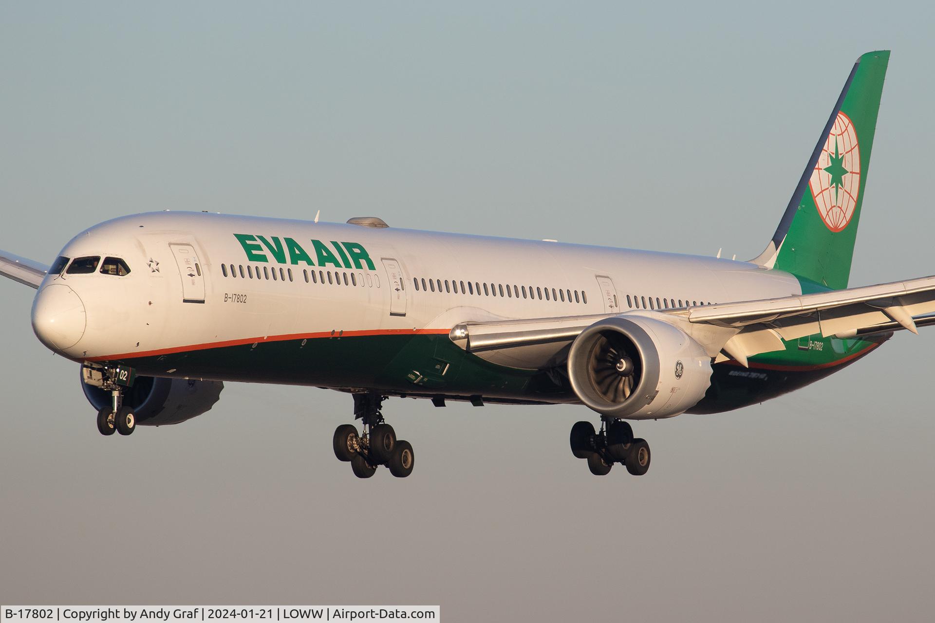 B-17802, 2019 Boeing 787-10 Dreamliner Dreamliner C/N 60286, Eva Air 787-10