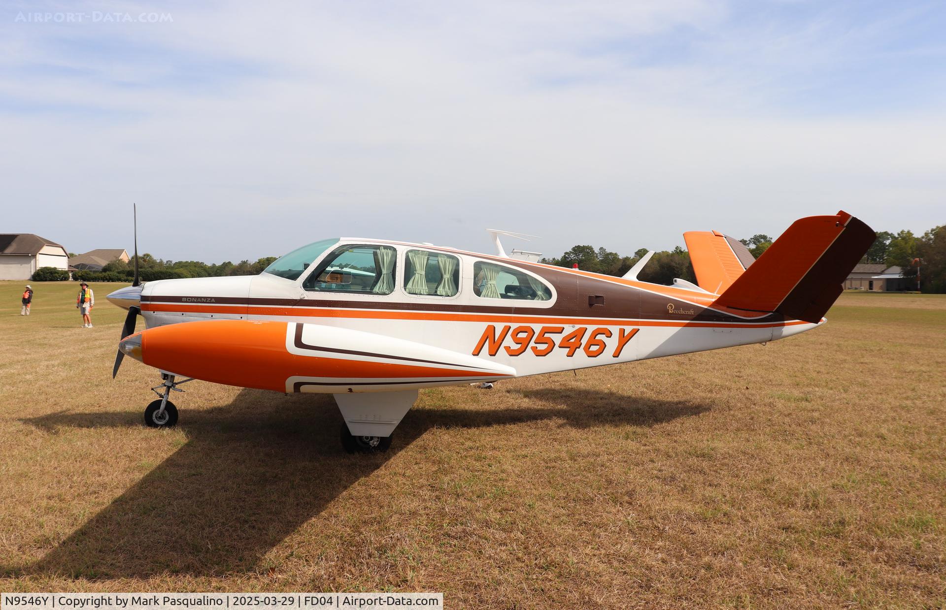 N9546Y, 1962 Beech P35 Bonanza C/N D-7026, Beech P35