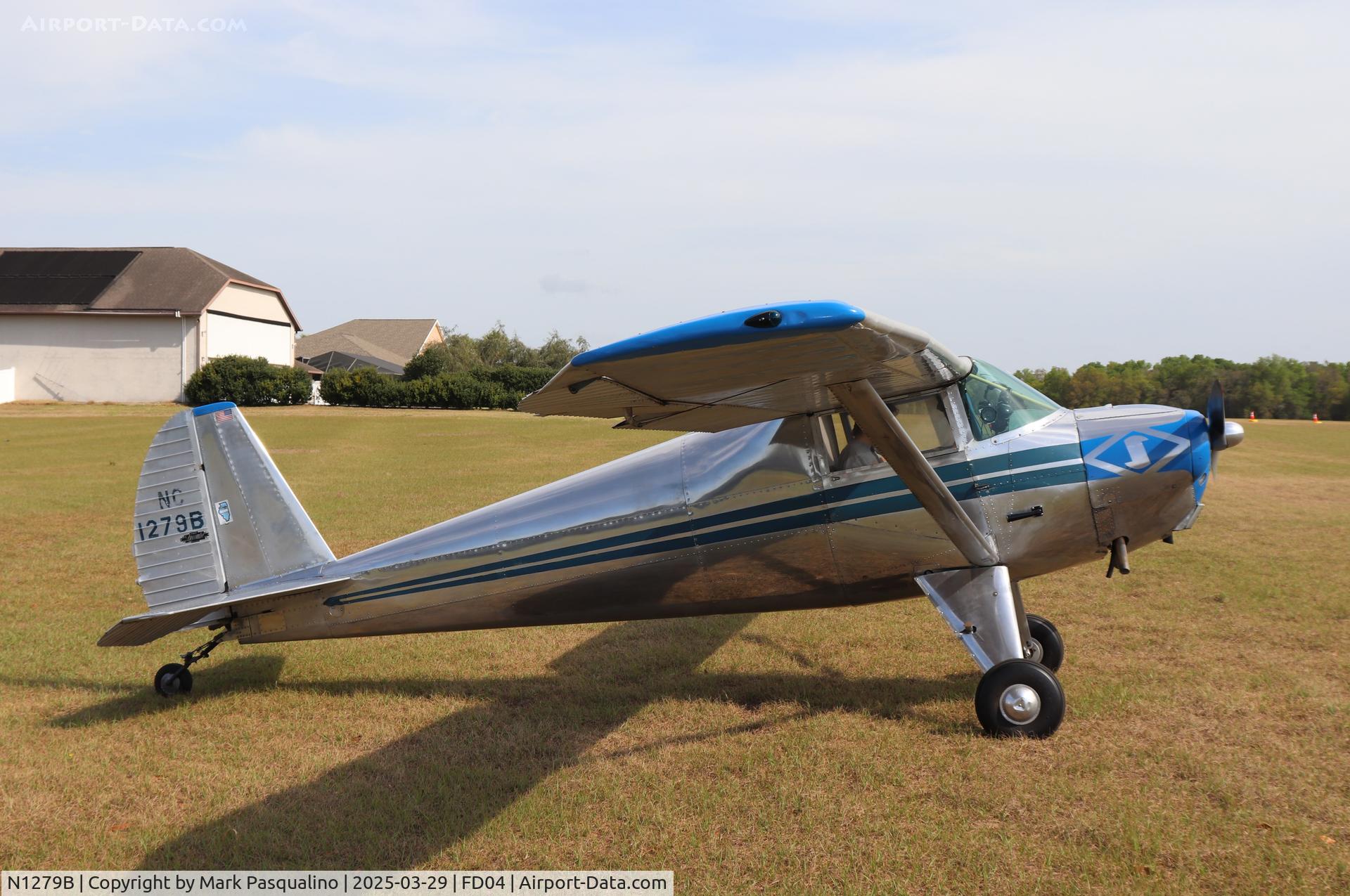 N1279B, 1947 Luscombe 8A C/N 5906, Luscombe 8A