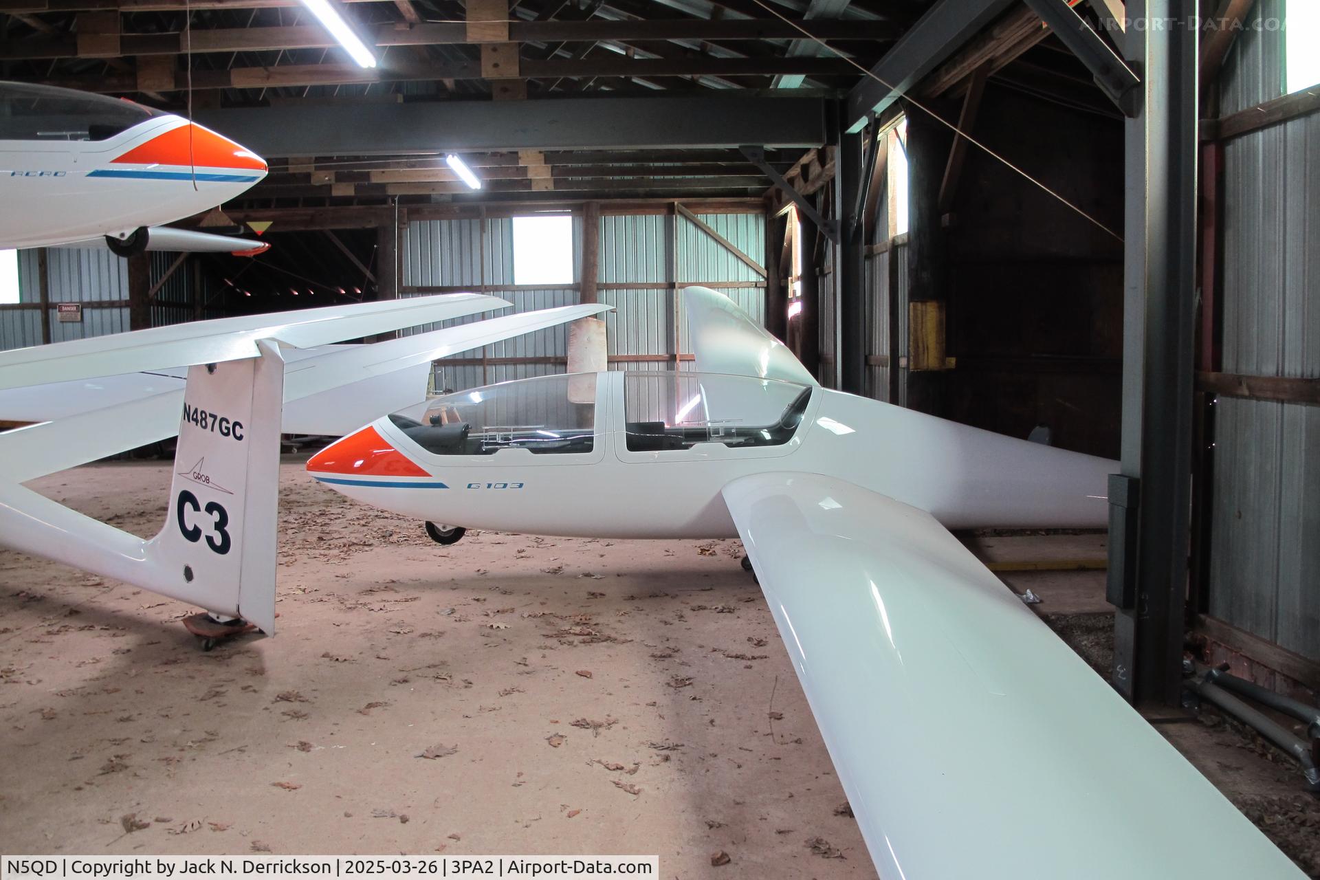 N5QD, 1983 Grob G-103 Twin Astir II C/N 3792, Philidelphia Glider Council, Hilltown PA, 3PA2