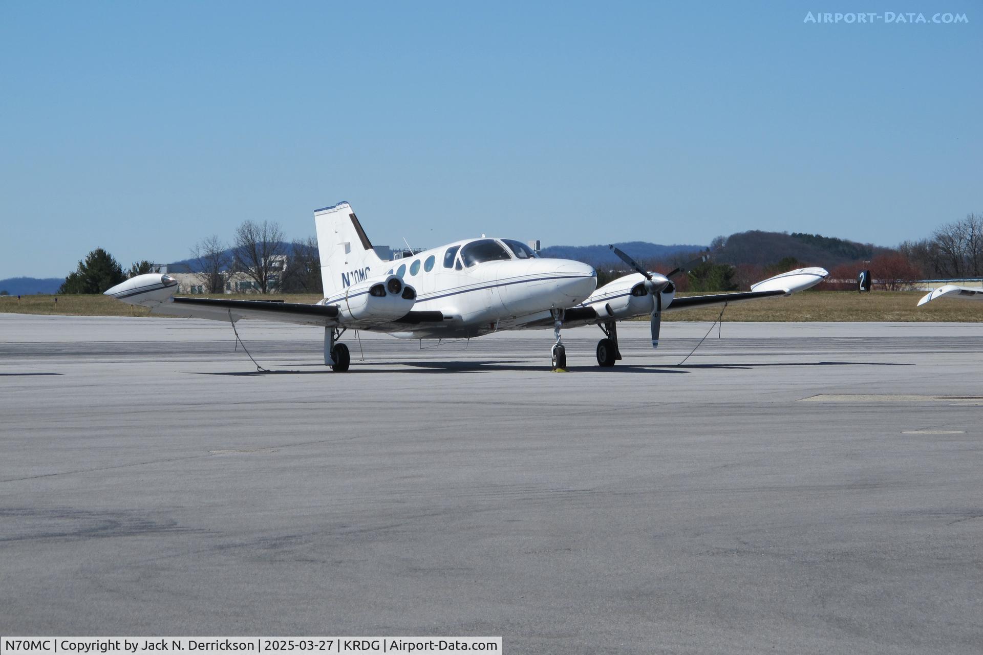 N70MC, 1974 Cessna 421B Golden Eagle C/N 421B0622, 421 at Reading
